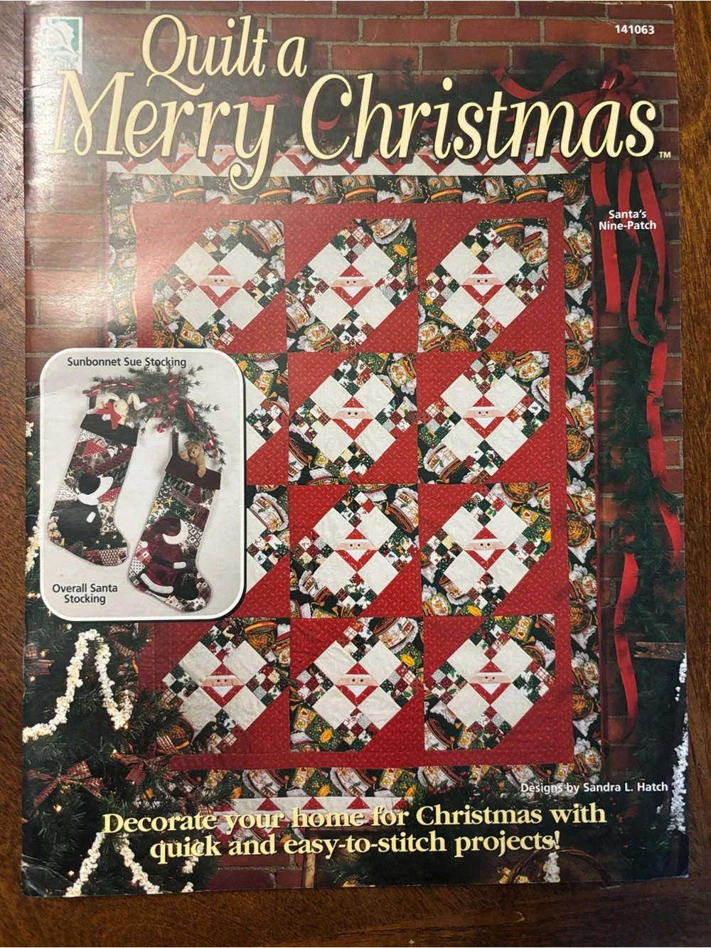 Peppermint & Holly Berries Holiday Decor Pattern Book